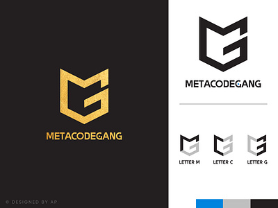 MetaCodeGang - Logo Identity clean clean logo logo minimalist minimalist logo platforms logo simple simple logo software team logo team logo unique logo