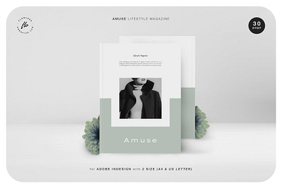 Amuse Lifestyle Magazine annual annual report brochure business catalog catalog clean editiorial fashion lifestyle lookbook magazine minimal minimalisr modern photography portfolio print printable professional template