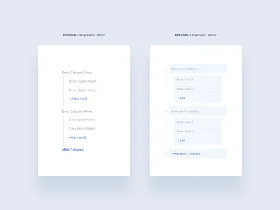 Dropdown Creator (Form Builder) concept design design experience exploration form form builder minimalist ui ux ux design web