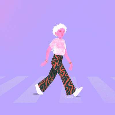 C U Girl design girl illustration pattern procreate streetstyle