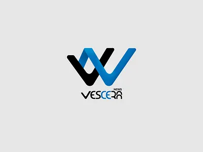 Vescera News branding design graphic design logo typography vector
