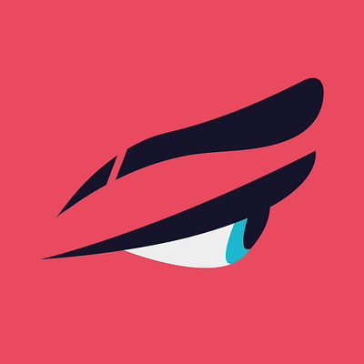 blue_eyes beautiful blue blue eyes eye eyebrow eyes face flat flat design flat illustration illustration model pink