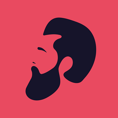 bearded_ beard beautiful design face facial facial hair flat design flat illustration human illustration male man men moustache outline
