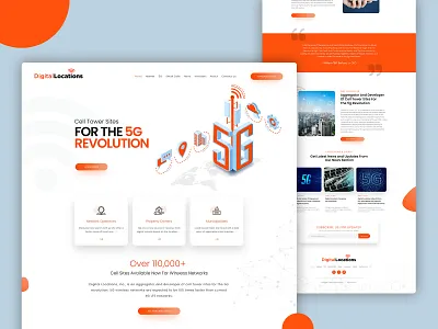 Clean Landing Page branding design graphic design illustration logo typography ui ux vector