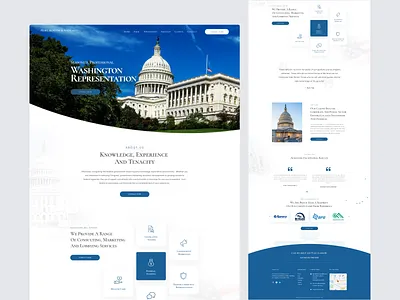 Clean Landing Page branding design graphic design ui ux vector