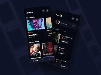 Cine - Movie Buff App app cine cinephile mobile movie movie news movies ui watch