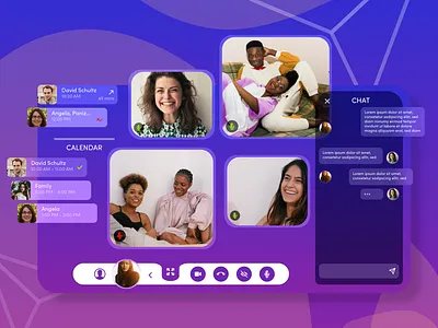 Online Chat Room 💬 chatroom connect interface design social app webcall
