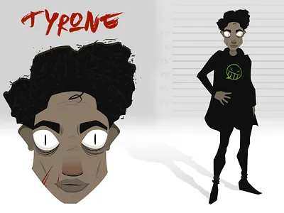 Character Design - The Henchman (Tyrone) character character design comic illustration photoshop web comic webtoon