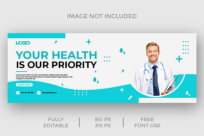 Medical Social media post ad design adobe illustrator adobe illustrator cc cover design media medical noor360 social social media cover