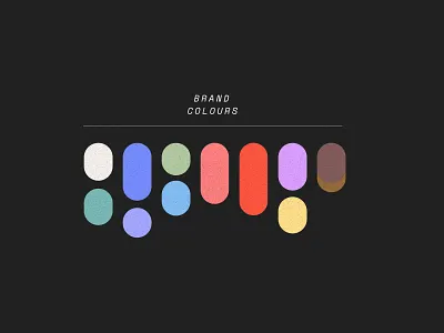 Brand Colours for Heelr branding colors colour palette colours