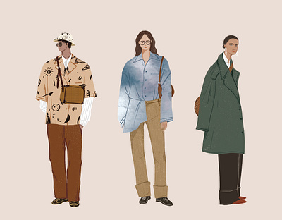 Lookbook artwork character design color creative design digitalillustration illustration illustration graphics