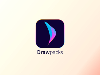 Drawpacks Modern App Icon branding d letter logo design graphic design logo logo designer mehejar mehejar designs minimal logo design modern modern logo modern logo design trending