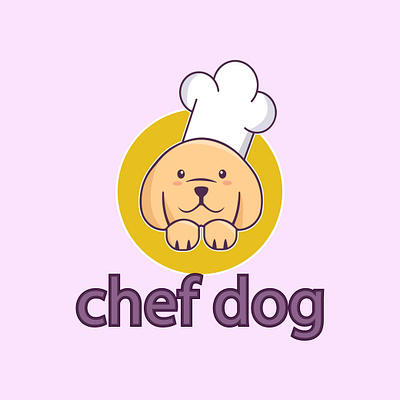 Chef dog branding de design graphic design icon illustration logo ui ux vector