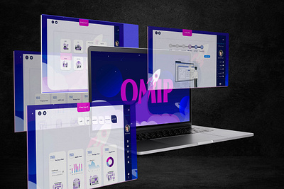 omip app design graphic design ui ux vector