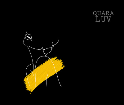 QuaraLuv Art 2 art black design girl hot minimal photoshop silence vector yellow