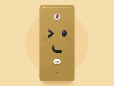 Office Emotion App Concept - Story Feature after effect animation duyluong emoji interaction interaction design mobile product product design prototype ui