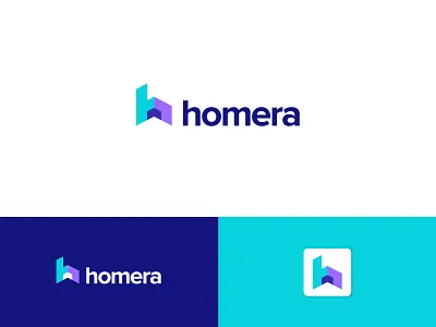 Homera Logo Design, Real Estate Logo abstract app logo brand identity branding building company logo contraction logo corporate logo ecommerce estate graphic design h logo home logo house logo marketing logo modern logo real estate real estate logo startup visual identity