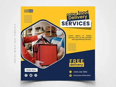 Social Media Post Template advertising