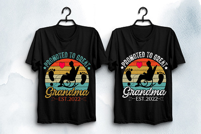 Great Grandma T-Shirt Design typography t shirt