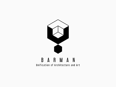 BARMAN Architecture Office 3d logotype architecture office barman lettermark lettermark design mohammad mohsen khezri mohsen khezri mohsenkhezri persian letter wordmark design