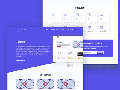 About screen for marketplace branding minimal ui webapp webdesign