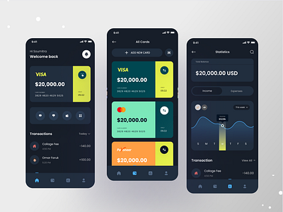 Finance Mobile Banking App app bank app banking app clean ui concept finance finance app financial app fintech investment mobile app design mobile design mobile ui money transfer send money uiux