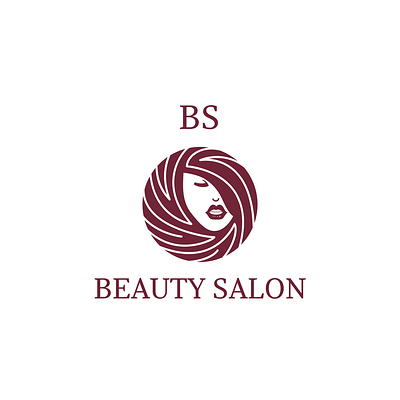 Beauty Salon Logo with Woman | Turbologo beauty beauty salon brand design branding design face graphic design illustration letter b letter s logo logo design salon typography ui ux vector woman