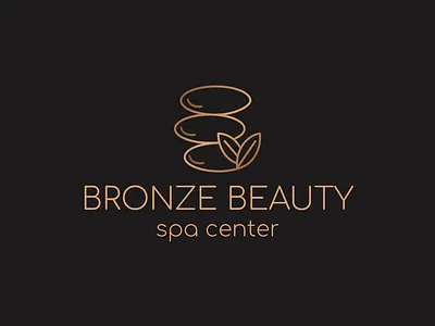 Spa Logo with Stones | Turbologo beauty beauty salon brand design branding design graduate graphic design illustration logo logo design luxury premium spa stone stones typography ui ux vector
