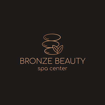 Spa Logo with Stones | Turbologo beauty beauty salon brand design branding design graduate graphic design illustration logo logo design luxury premium spa stone stones typography ui ux vector