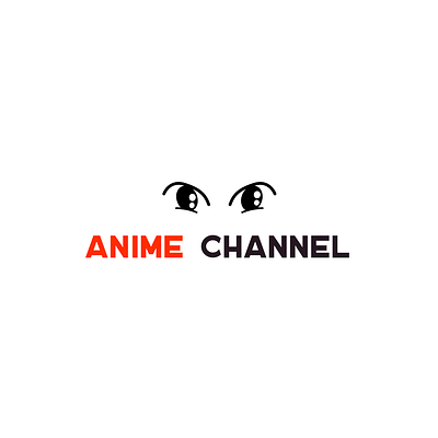 Logo with Anime Eyes | Turbologo anime brand design branding channel design entertainment eyes film graphic design illustration logo logo design typography ui ux vector youtube