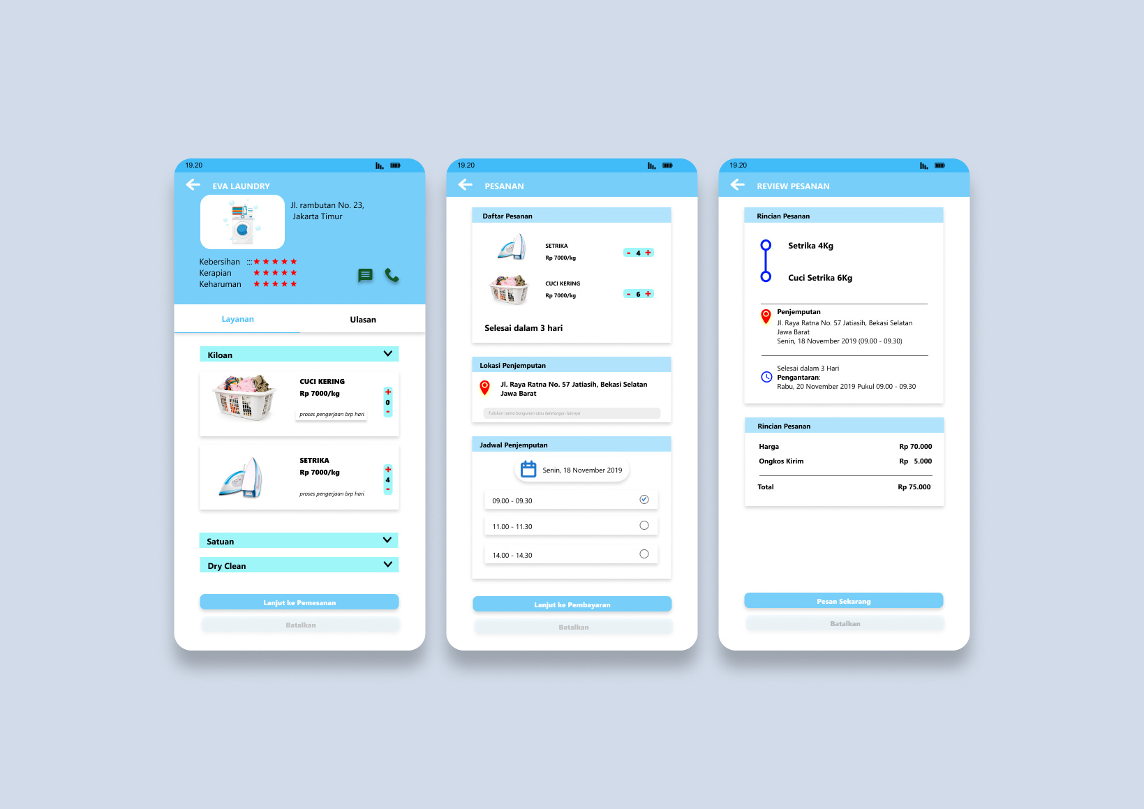 Example of Mobile App Design