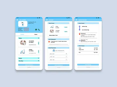 Laundry Service design ecommerce laundry laundryservice service ui uiux