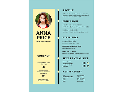 Resume typography