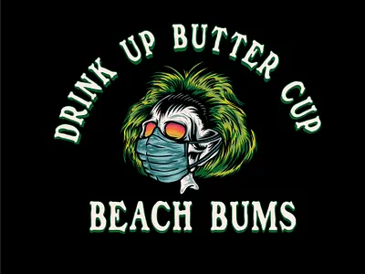 DRINK UP BUTTER CUP appareldesign badge beachvacation branding clothing clothingcompany dailydesigncentral design designbrand designforsale designtshirt esignclothing graphic design illustration illustrationforsale logo skeleton streetweardesign tshirtclothing vintage
