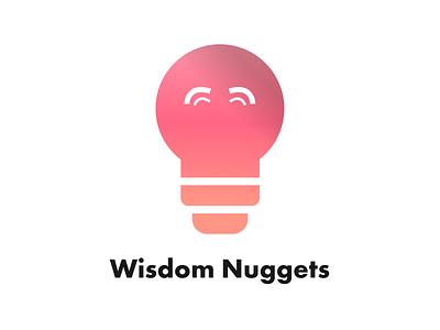 Wisdom Nuggets Logo branding logo visual design