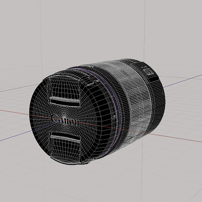 Canon Lens 3D Modelling