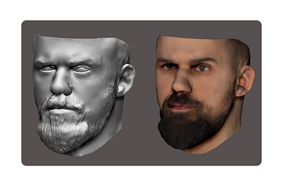 3D Human Face Model and Render