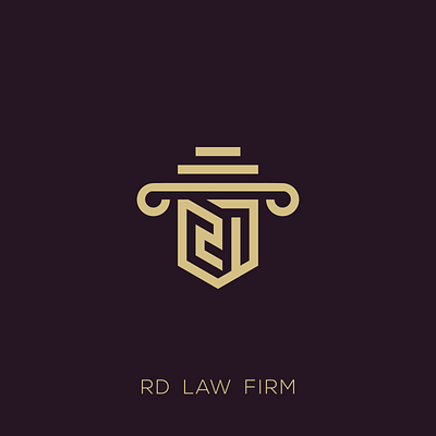 RD LAW FIRM LOGO branding design graphic design icon illustration illustrator logo vector