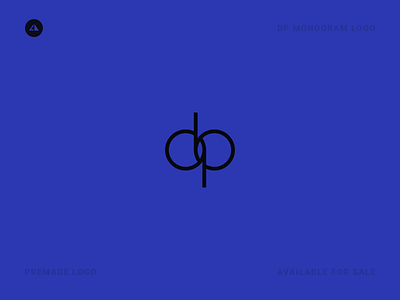 dp monogram logo branding design dp logo dp monogram logo geometry icon logo minimal vector