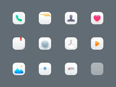 Huawei mobile themes design huawei ui ux 主题 图标 应用 设计