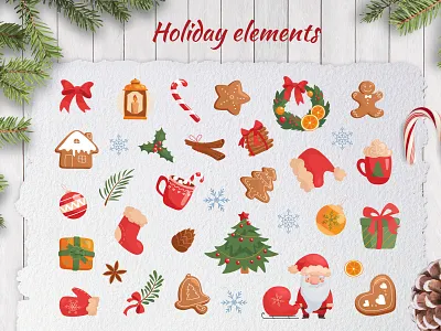 Christmas art cartoon character christmas cute design graphic design illustration vector winter xmas