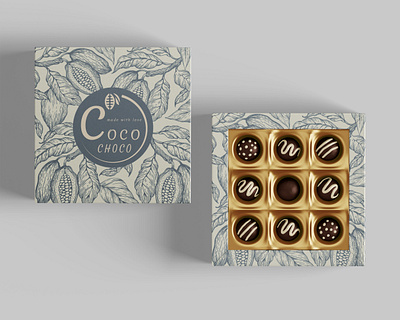 Coco Choco branding design illustration logo mock up mockup photo photoshop