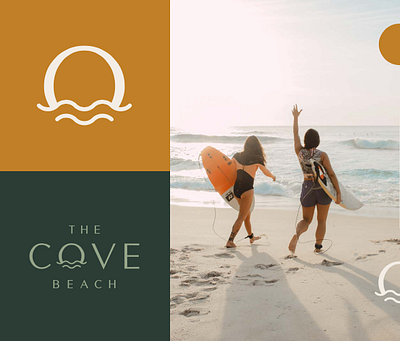 The Cove Beach logo beach brand identity brandidentity branding branding and identity branding design cairo design earthcolors illustration logo logodesign ui