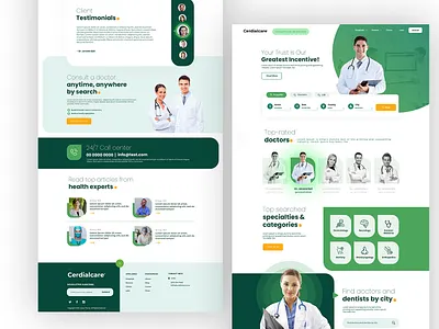 Doctors directory website mock-up 2021 design doctor directory website dribbble dubaidesigner flatdesign latest trends typography ui ui design uidesign ux website design