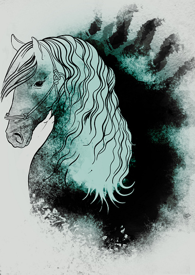 gallop. character design concept art design digital art fantasy illustration