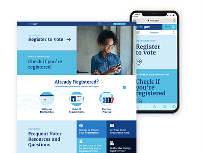 vote.gov Proposal Website design product ux website