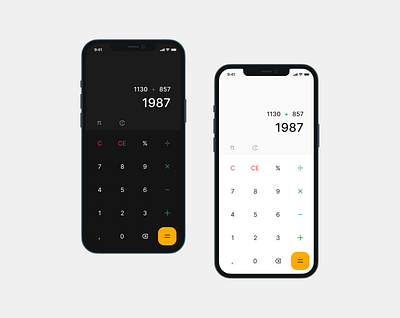 Daily UI :: 004 app calc calculator clean daily dailyui design flat mobile ui ux