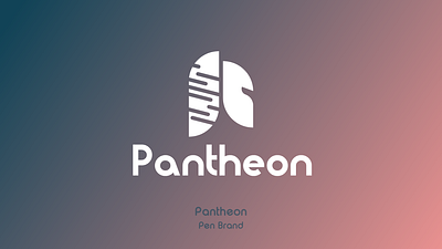 Pantheon - Pen Brand ayoub ayoub bennouna bennouna branding design flat helmet helmet logo icon logo pantheon pen pen brand logo pen logo simple vector war