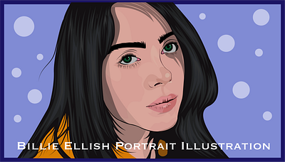 Billie Ellis Portrait graphic design illustration motion graphics vector