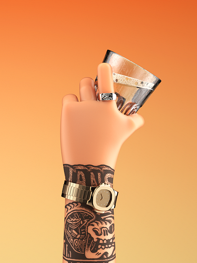 🍺 3d c4d illustration